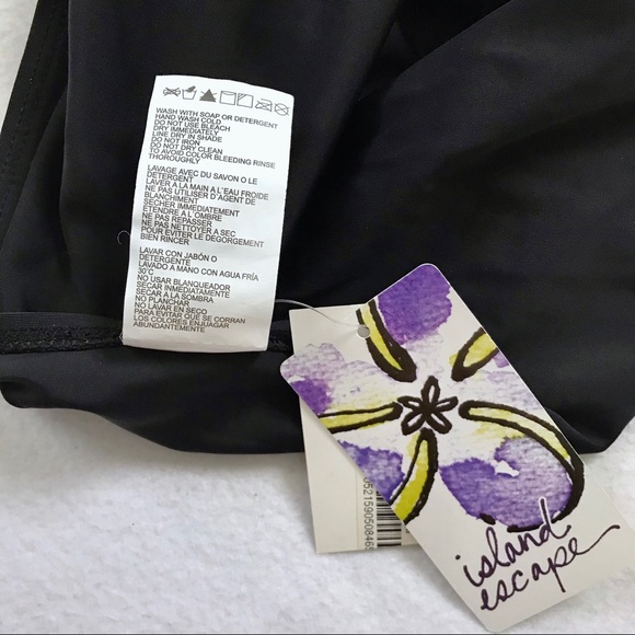 Island Escape NWT Swimwear Bottom Women Size 12 - Picture 7 of 7